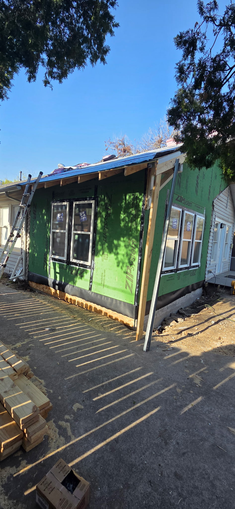 75206 M-Street Bedroom Addition - BEFORE, DURING & AFTER