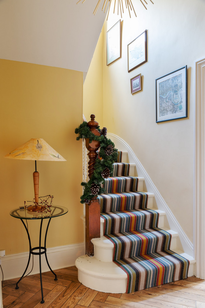Design ideas for a traditional staircase in Hertfordshire.