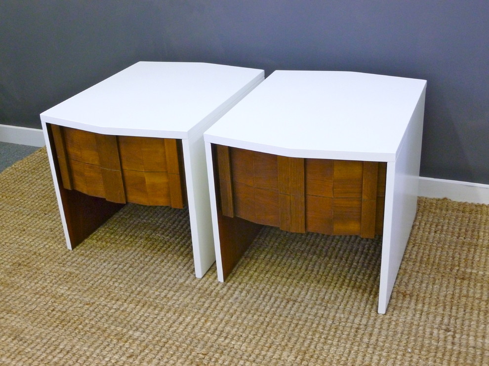 Updated Mid Century Bedsie Tables
