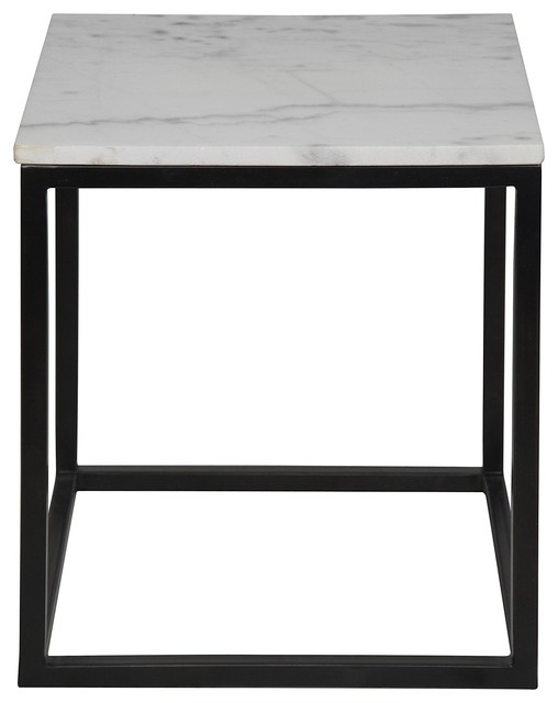 Square Side Table Solid Quartz Stone, Stone Top End Table With Drawer