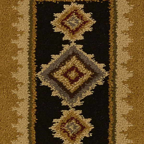 United Weavers Affinity Coltan Black Area Rug, 5'3"x7'2" Southwestern