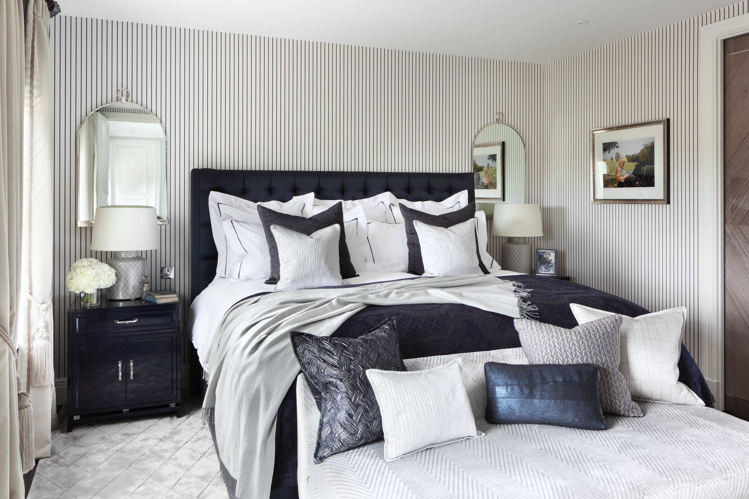 Navy Blue Bedroom Ideas And - Photos \u0026 Ideas | Houzz, image size:2560x1706