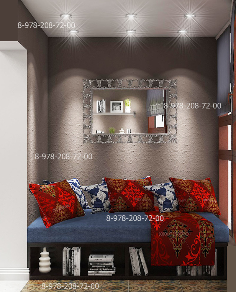 Кухня - балкон - коридор