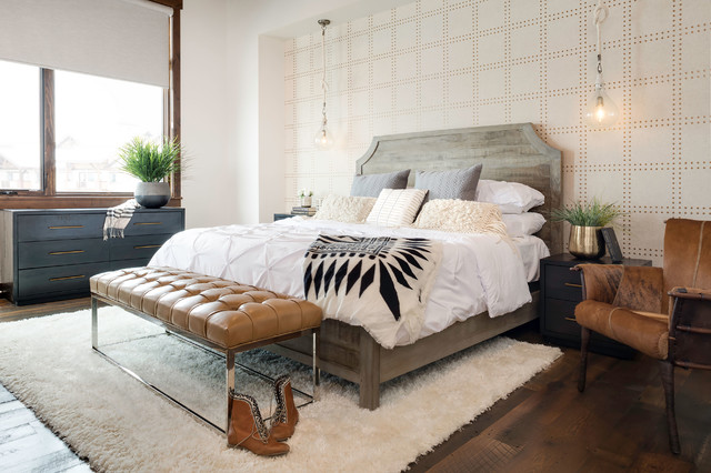Contemporary Chic Chalet transitional-bedroom