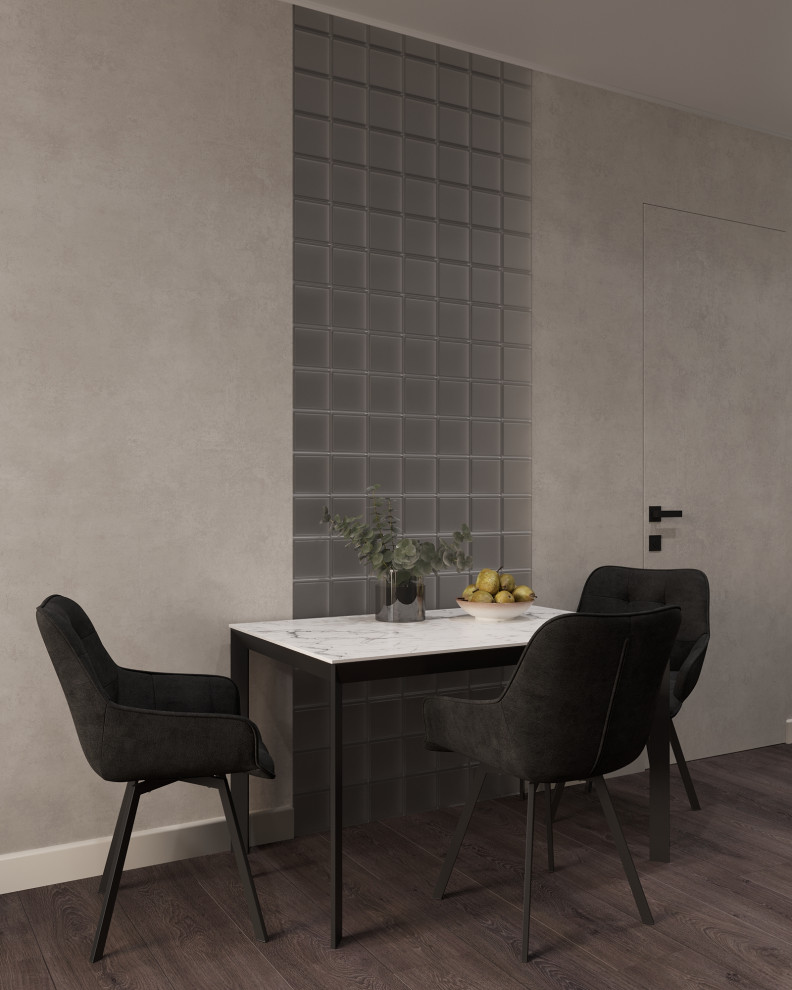 Кухня-гостиная из проекта "Аллея парк" г. Сочи