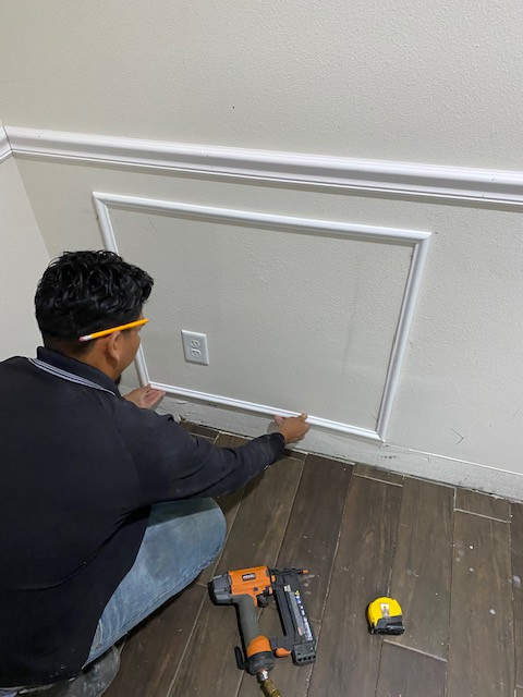 Painting & Wainscoting Office Upgrade