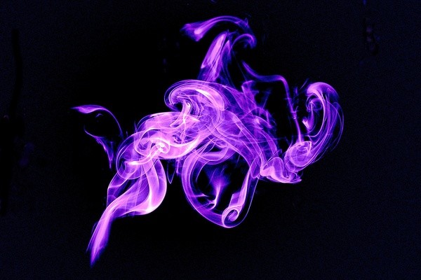 "Lavender Smoke" Art Print, Aluminum Dibond, Large