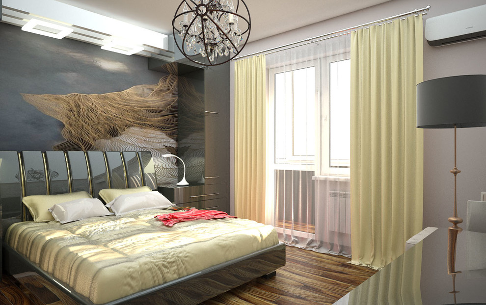 3-х комнатная квартира на Челюскинцев. Спальня.