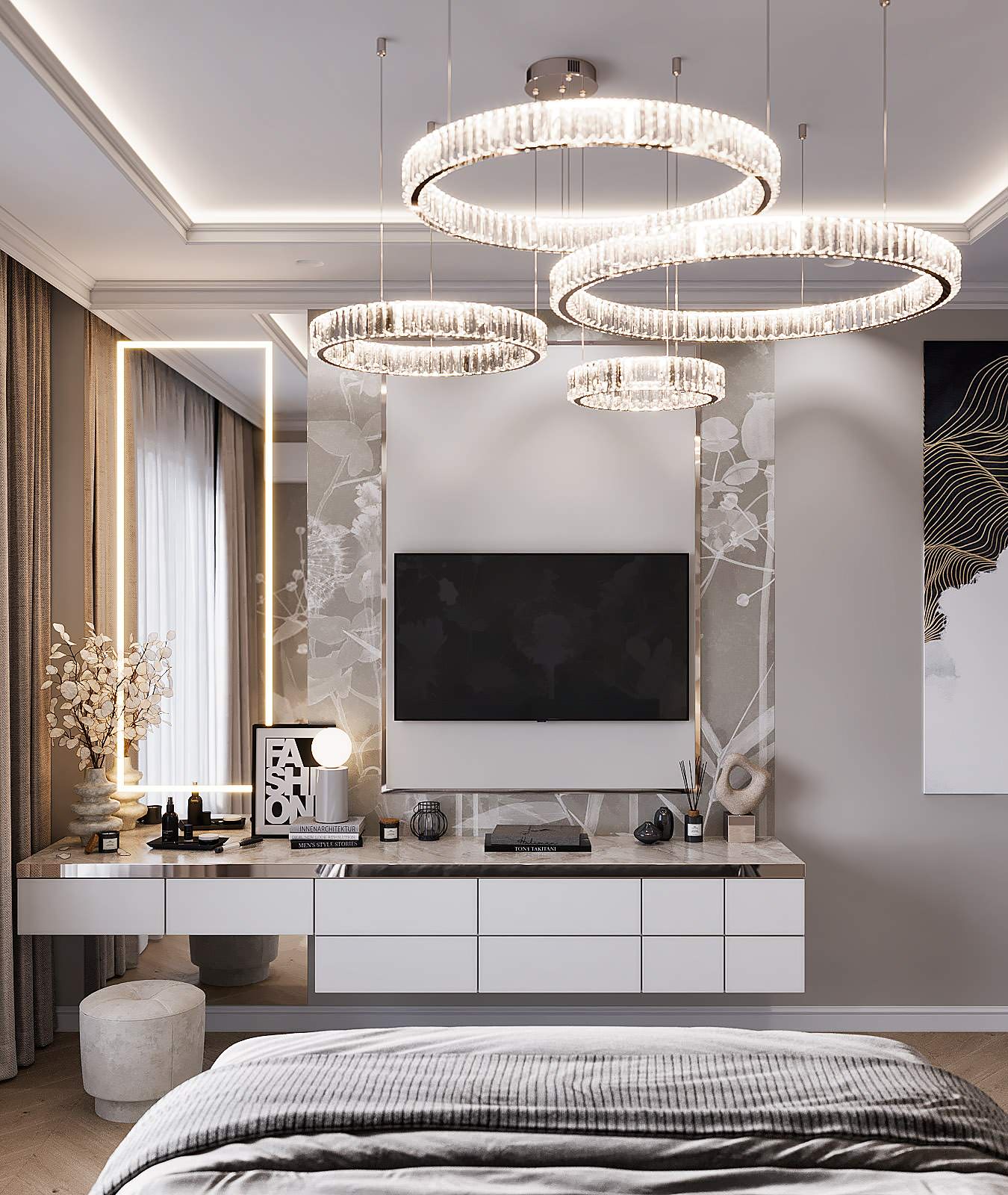 Проект интерьера частного дома, г. Ростов-на-Дону, площадью 120 кв.м.