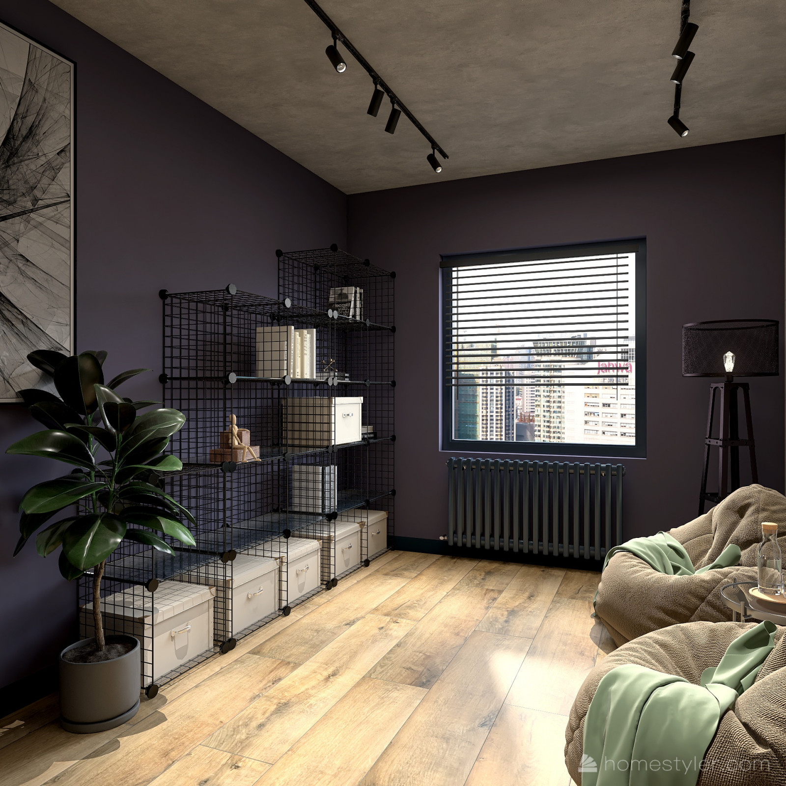 Трёхкомнатная квартира для холостяка