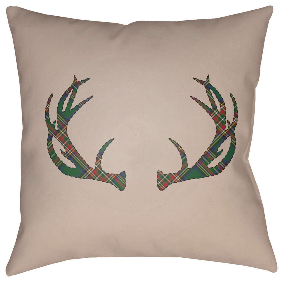 Antlers Pillow 20x20x4