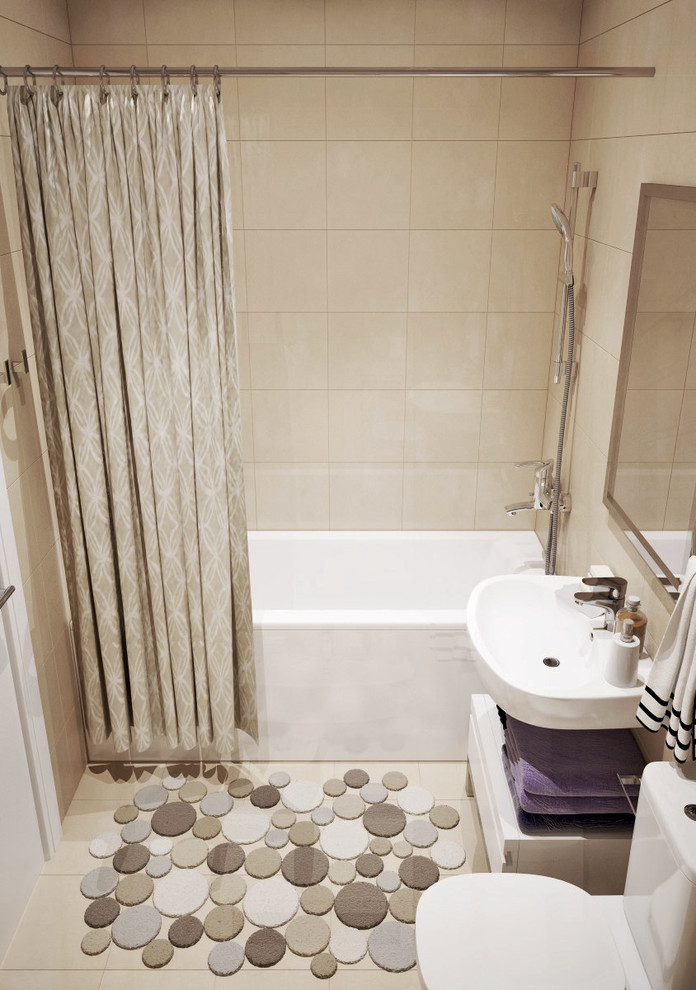 Дизайн однокомнатных апартаментов в ЖК ЯнтарьАпартментс г.Москва