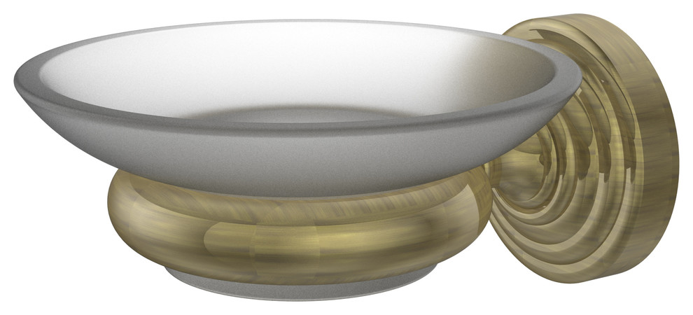 Allied Brass DT-62 Dottingham Collection Wall Mounted Soap Dish Polished Nickel
