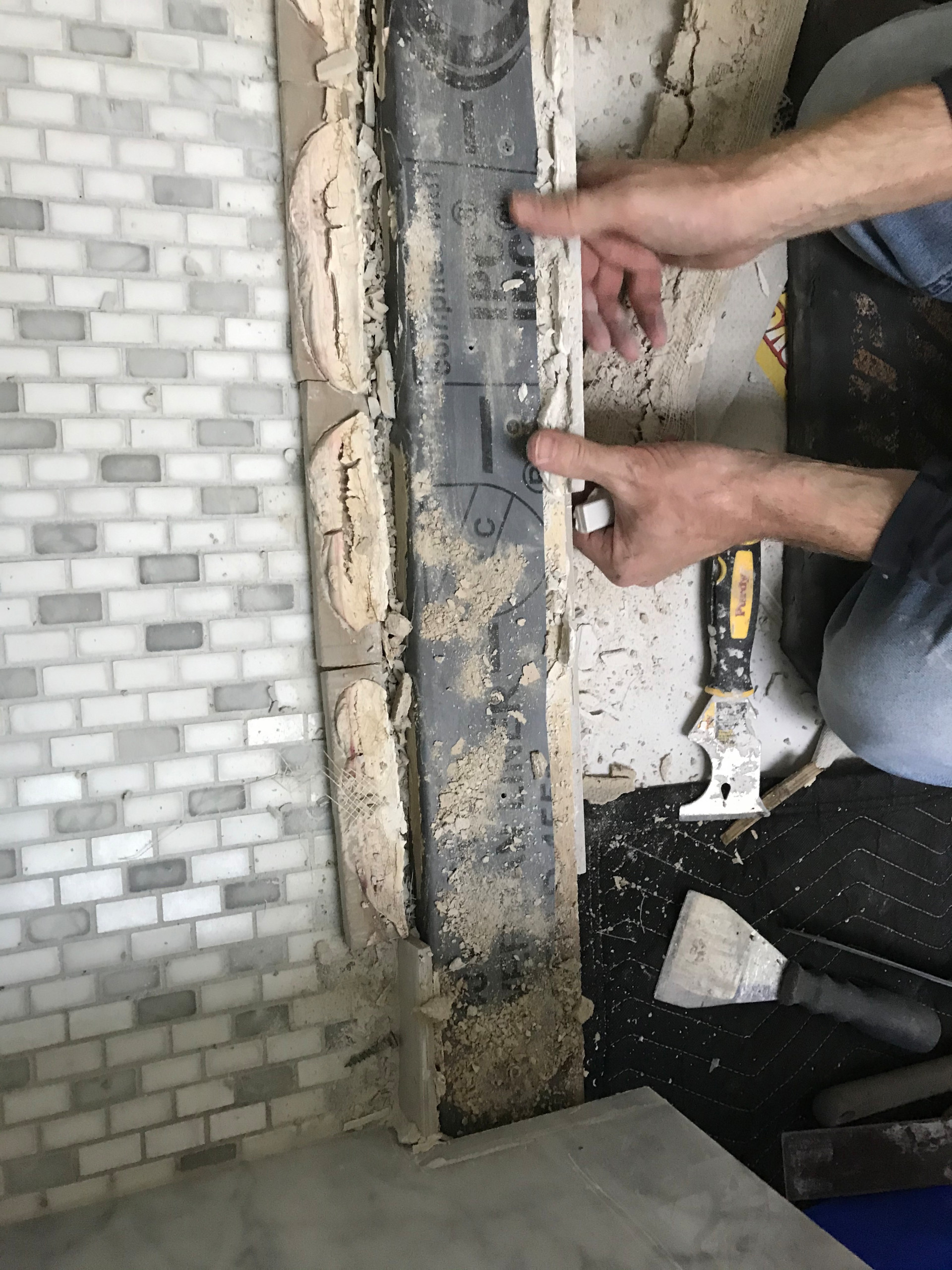 Severna Park Shower Leak and Tile Floor Repair Project