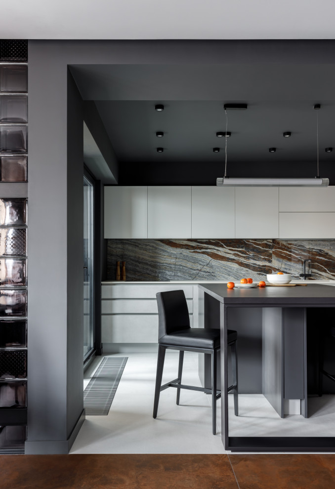 Кухня, акцентный фартук