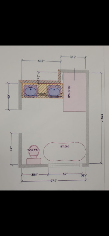 What ensuite layout would you choose? | Houzz Forum
