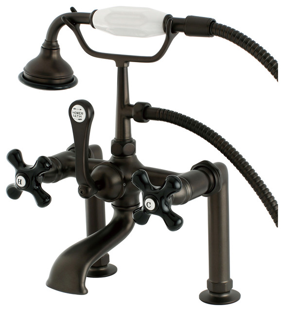 Kingston Brass AE104T1PKX Duchess Deck Mount Clawfoot Tub Faucet 7 Polished Chrome