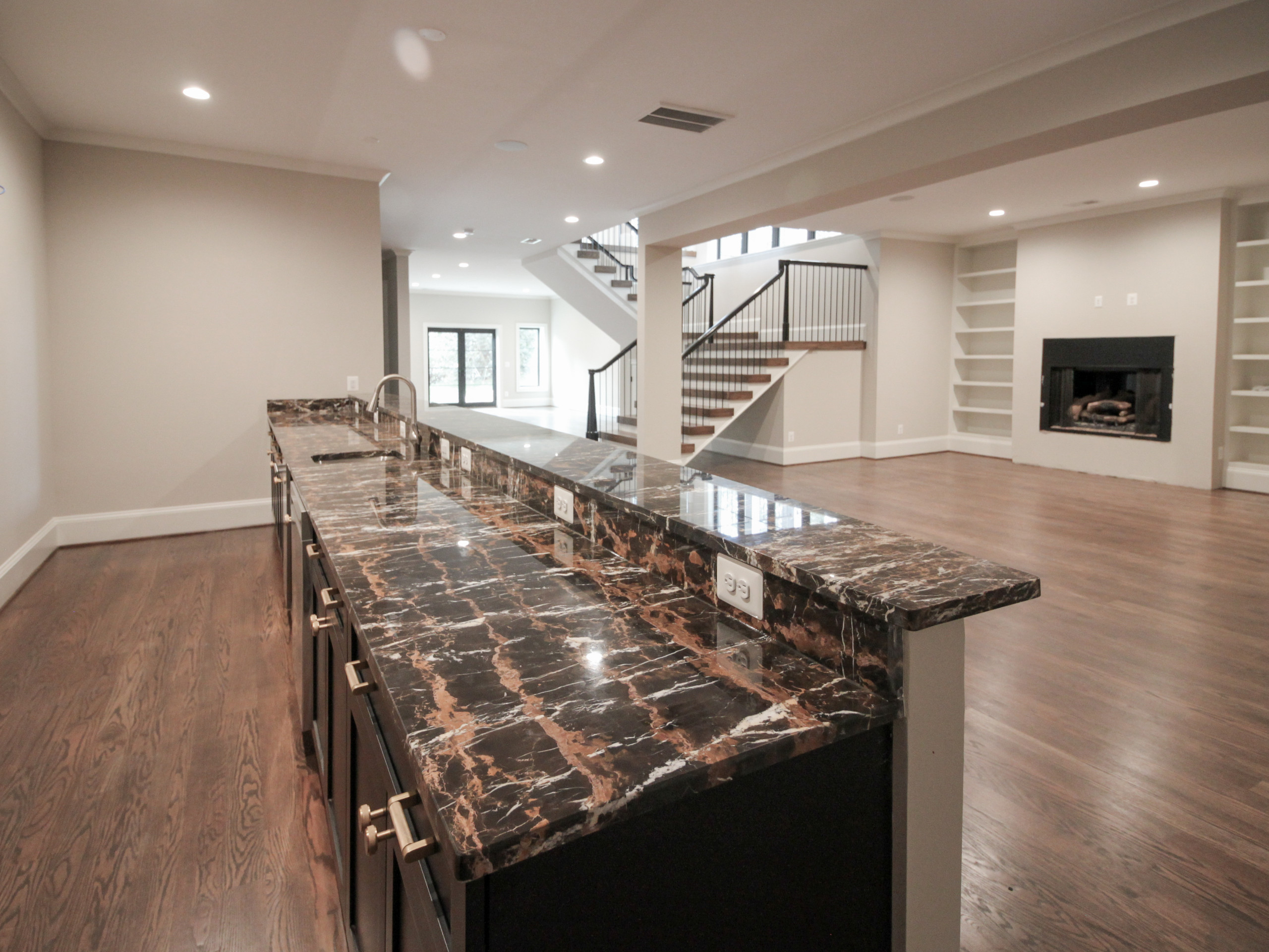 89_Eclectic and Edguy Staircase in French Contemporary Residence, McLean VA 2210