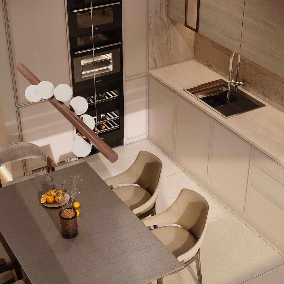 Современный интерьер для молодой семьи, 100 м2