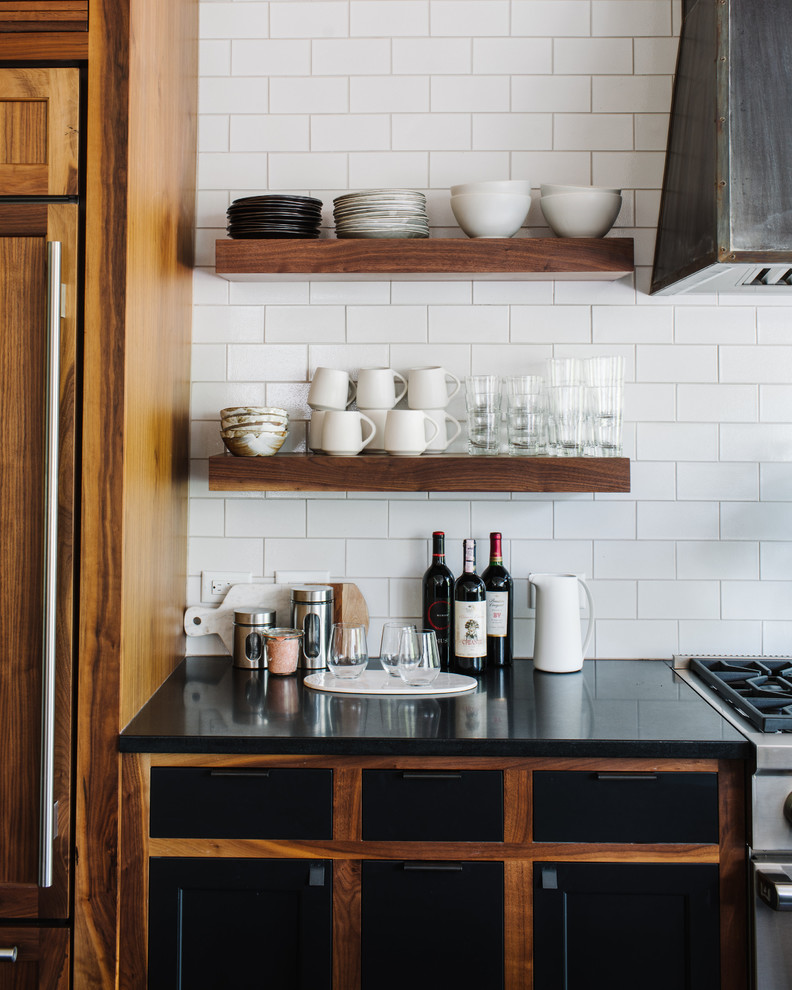 Mountain style kitchen photo in Atlanta
