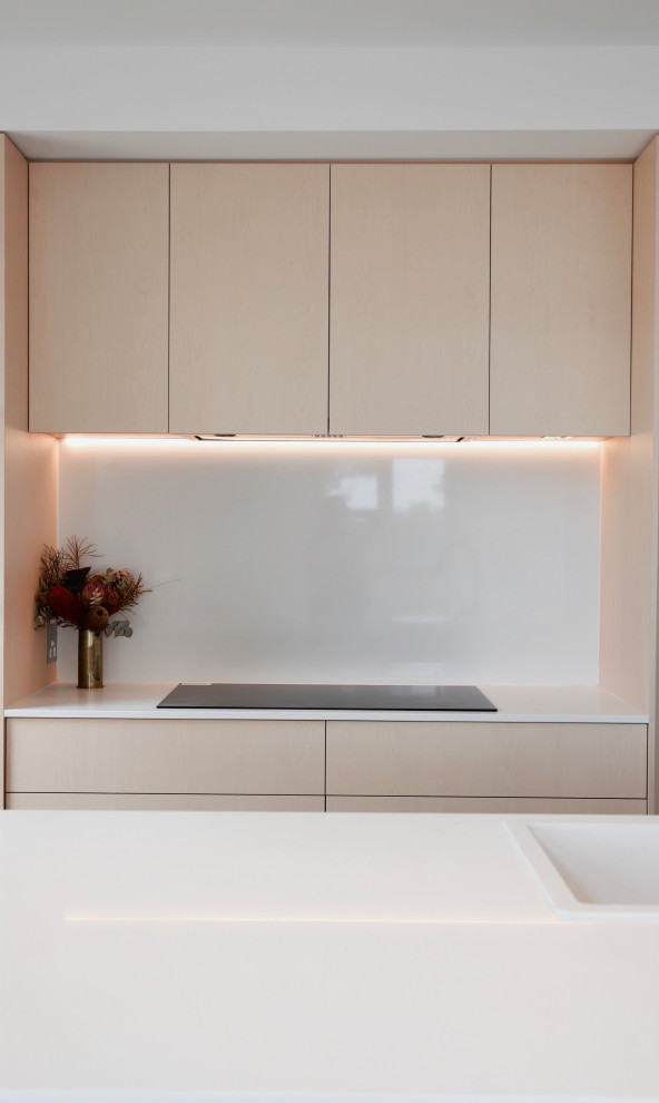 This is an example of a contemporary kitchen in Canberra - Queanbeyan.