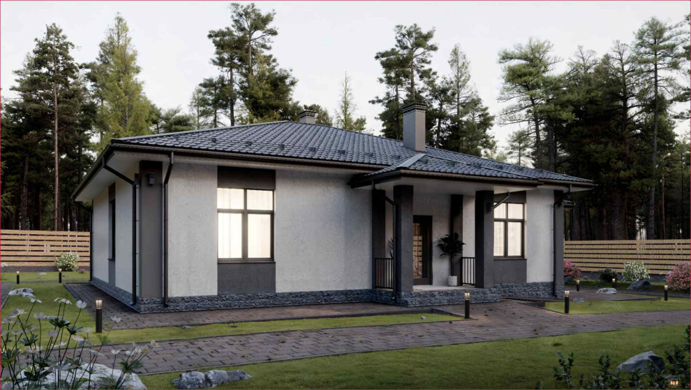 Одноэтажный дом в европейском стиле "ЗС 231-24"
