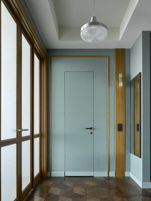 Квартира в новостройке contemporary-hallway-and-landing
