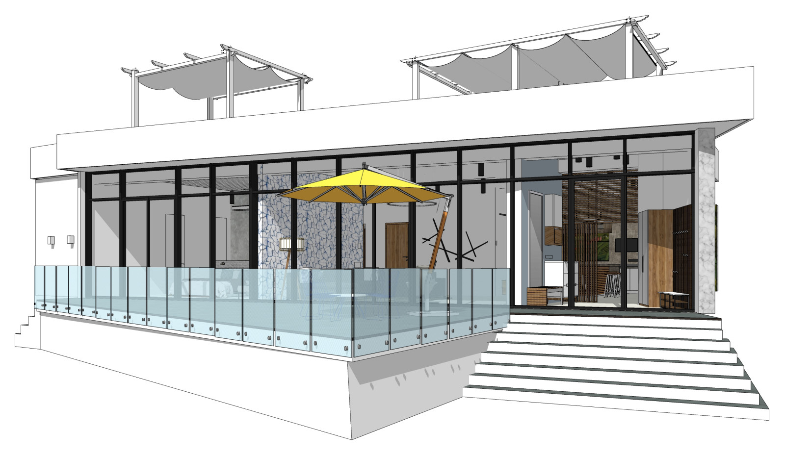 дом с видом на море