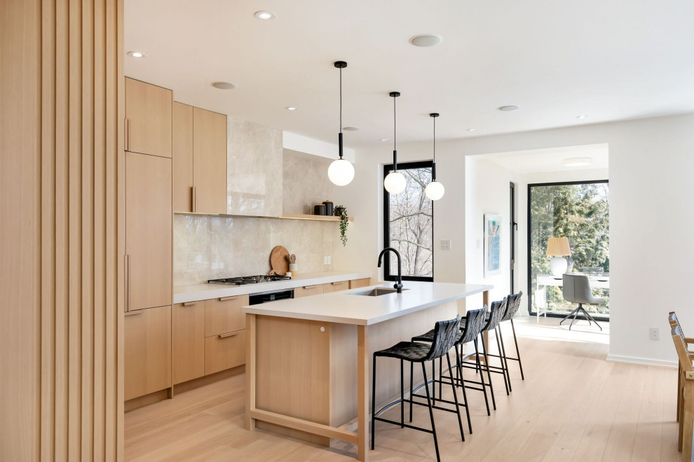 Trendy kitchen photo in Toronto