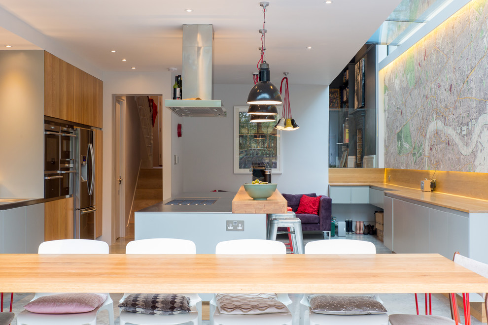 Example of a trendy home design design in London