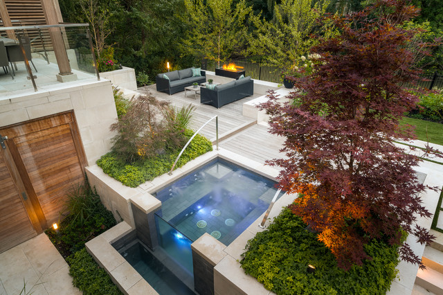 River Elegance contemporary-uteplats