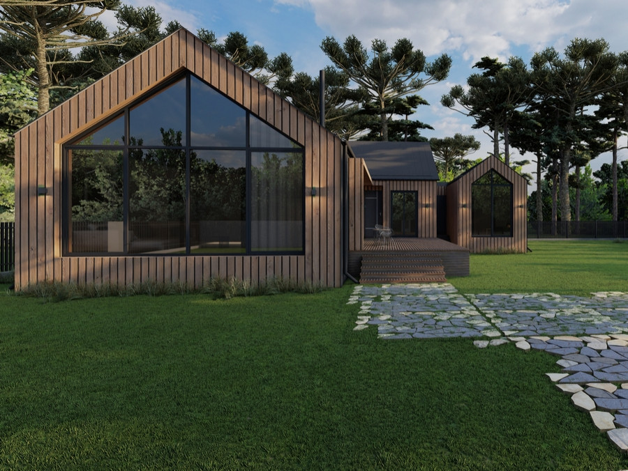 Индивидуальный проект фасада дома