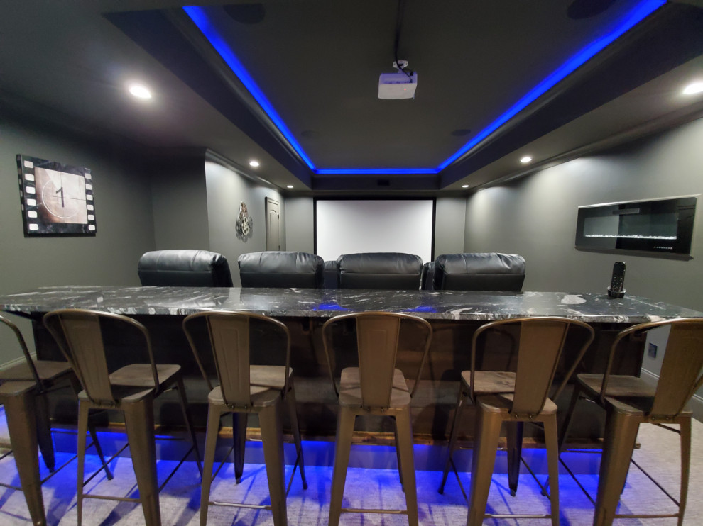 Bonus / Media Rooms - Home Theater - Charlotte - by Bella Rosetti's ...