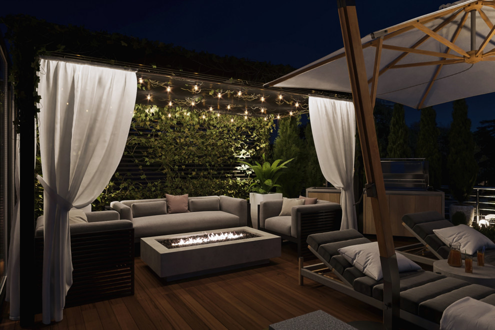 Терраса пентхауса в г. Сочи