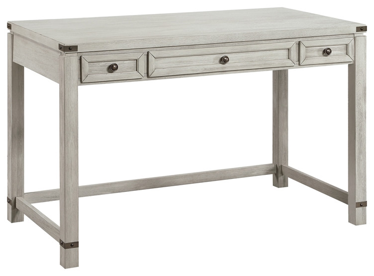 Baton Rouge Home Office Writing Desk in Brushed Walnut Finish