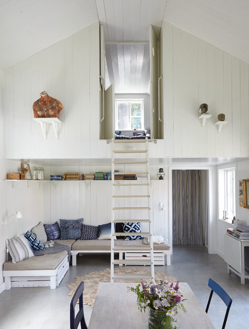 H&ouml;l&ouml; - sommarhus scandinavian-living-room