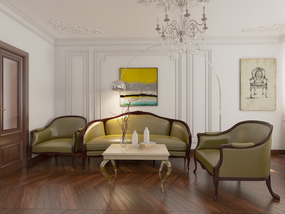 Проект 3-х комн. квартиры для семьи с двумя детьми. Стиль - легкая классика