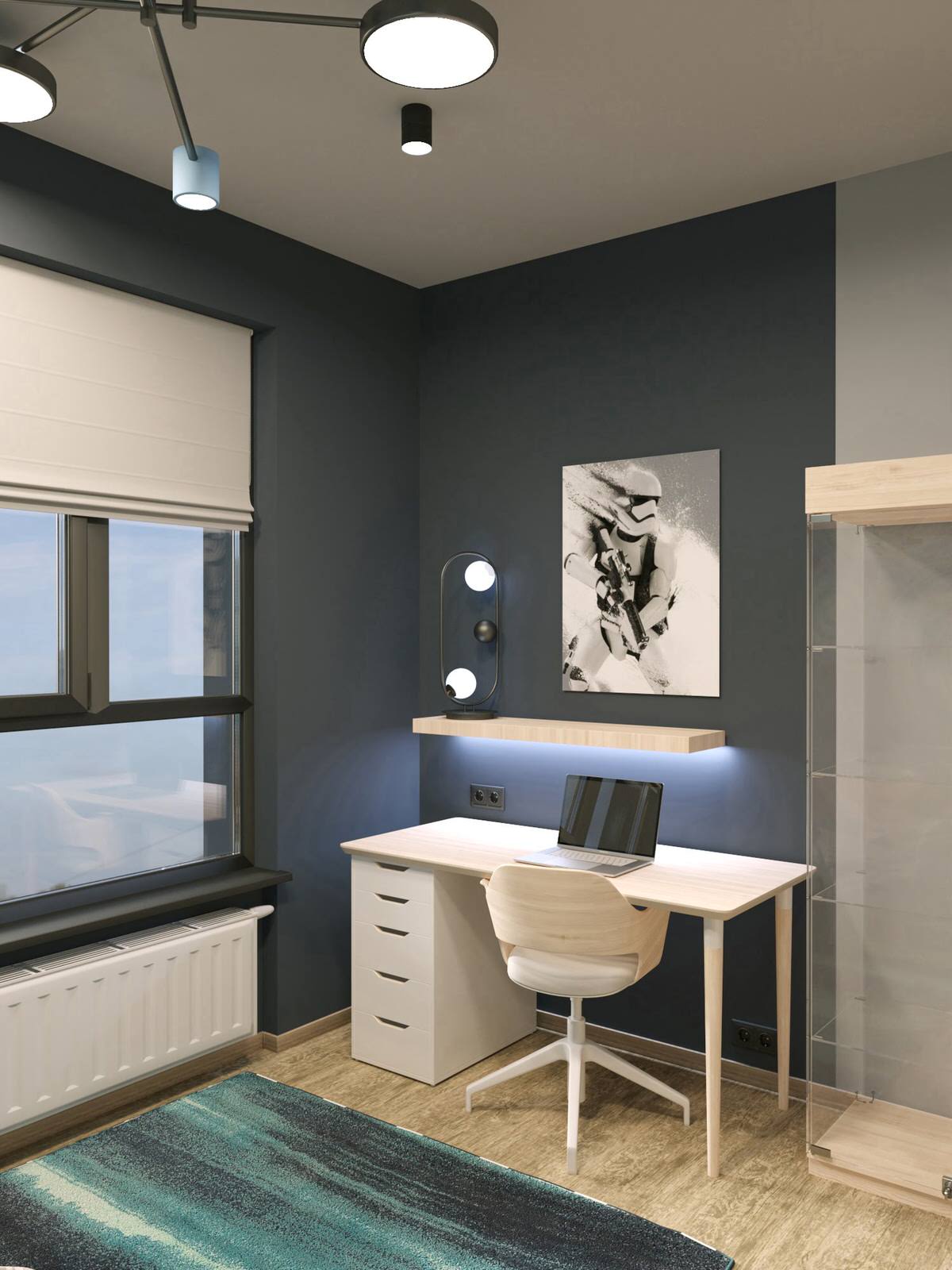 Дизайн-проект интерьера квартиры г. Москва ЖК Cелигер Сити