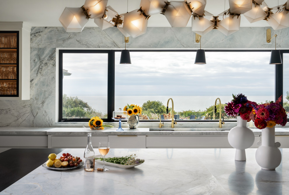 Montauk Retreat - Contemporary - Kitchen - New York - by Debra Geller ...