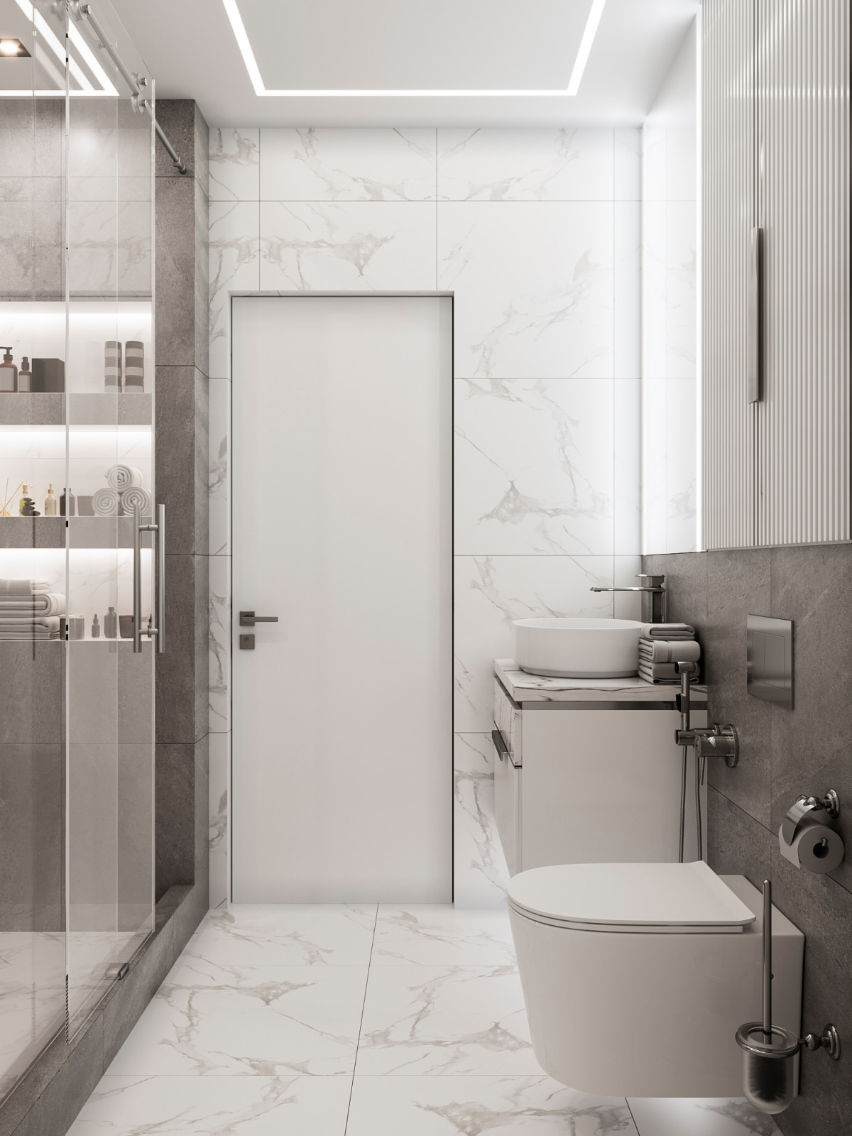 ДИЗАЙН ПРОЕКТ КВАРТИРЫ S=56,07 КВ.М.