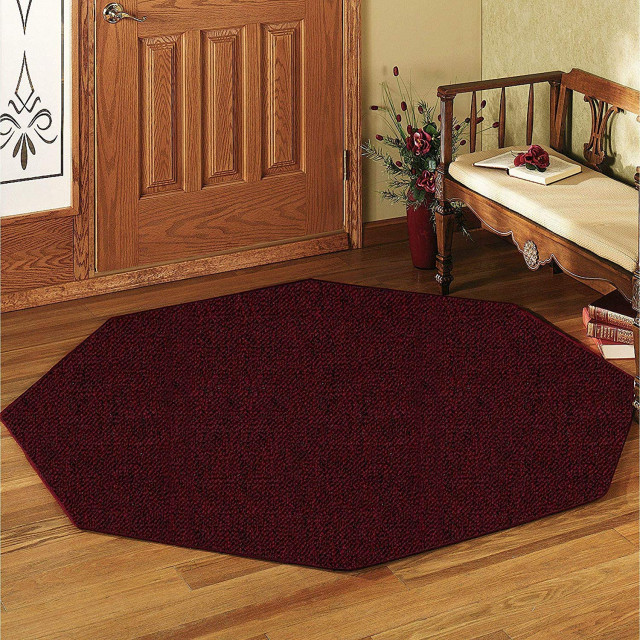 Indoor Outdoor Commercial Octagon Shape Area Rugs, 10' Octagon