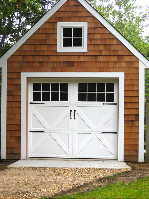 Carriage House Garage Doors - Traditional - Shed - New ...