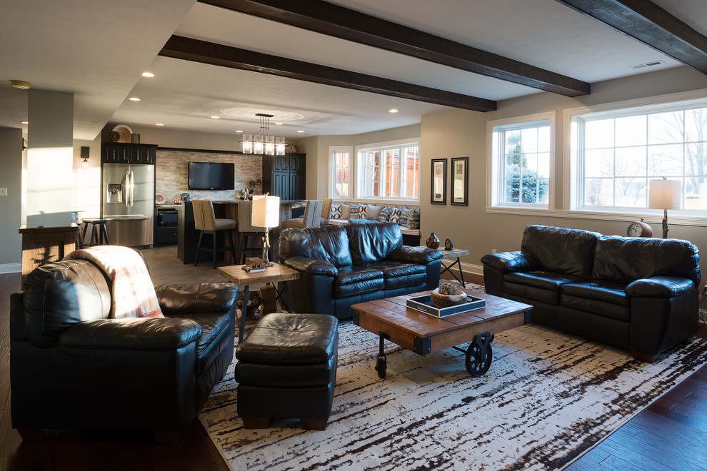 Old World Basement - Rustic - Basement - Indianapolis - by Worthington ...