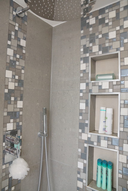 Loft Conversion with Internal Alterations contemporary-bathroom