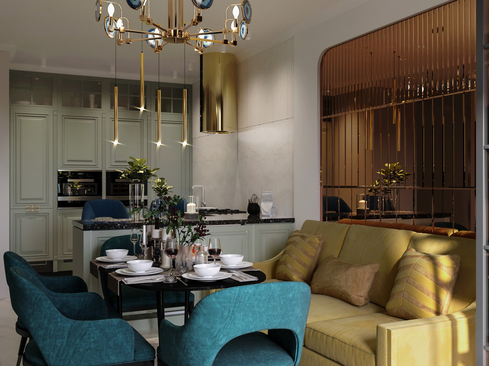 Проект 3-х комнатной квартиры VERA GATSBY JAZZ