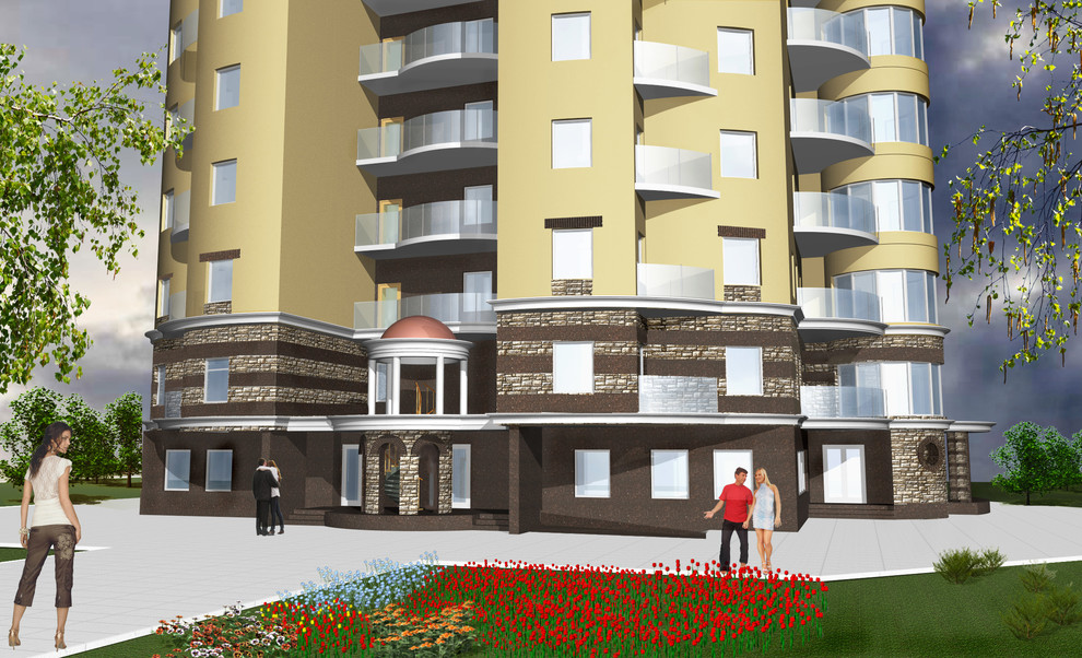 Индивидуальный жилой дом в городе Раменское московской области. Эскизный проект.