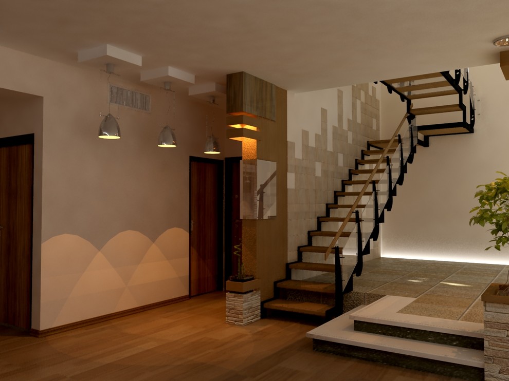 Home design - transitional home design idea