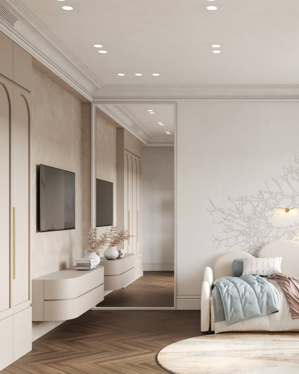 Нежная детская в приятных светлых тонах