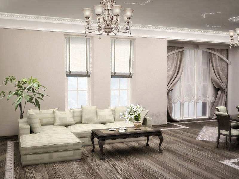 Гостиная-столовая