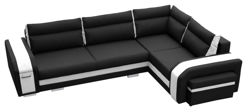 AMBROSE Sectional Sleeper Sofa, Right